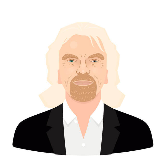 Imagen de Richard Branson hablando sobre qué es la reputación de marca