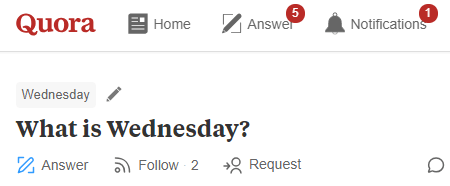 An example of a Quora question