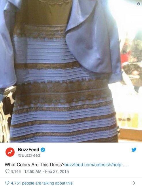 #TheDress hashtag de Twitter