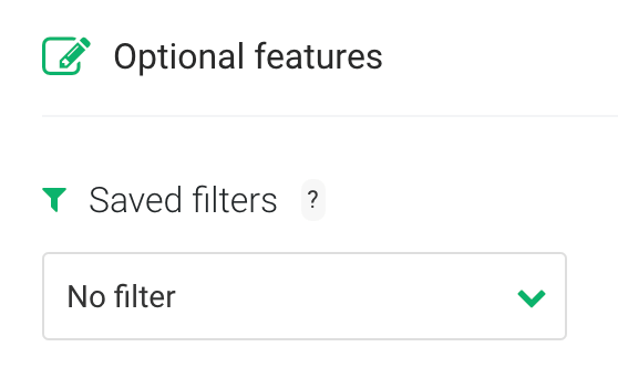 Choosing filters in PDF report creator in Brand24