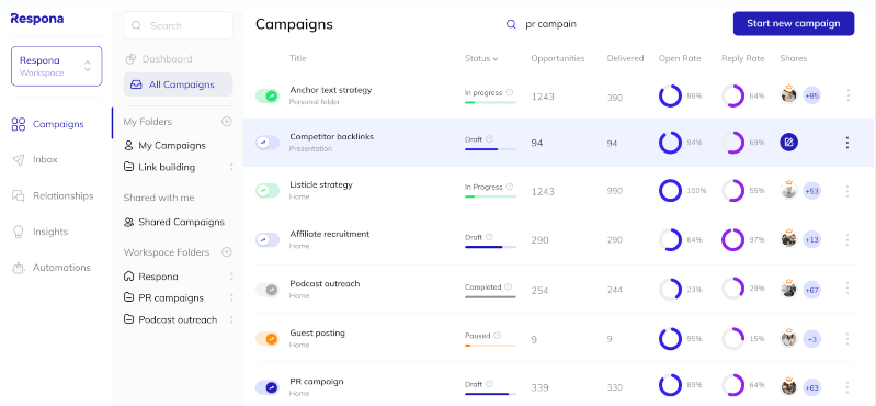 Respona - herramienta de email marketing 2023