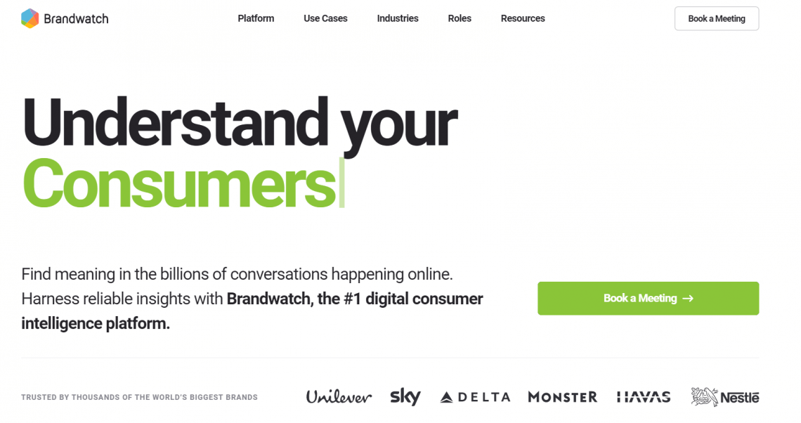 Brandwatch website
