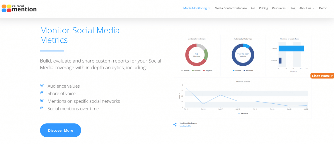 Critical Mention Metrics