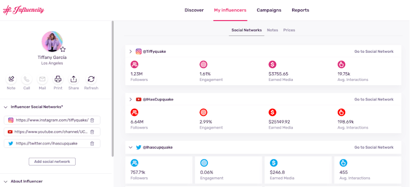 Influencity - influencer platform 2023