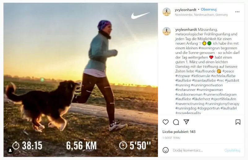 #JustDoIt en las redes sociales: Instagram