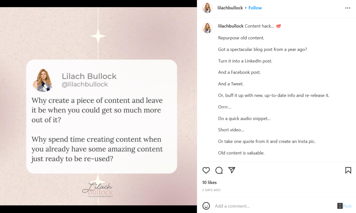 Lilach Bulloc - influenceur marketing sur Instagram