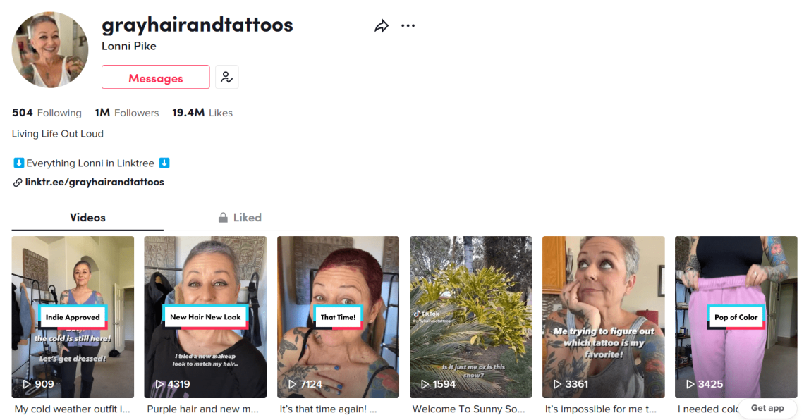 Canas y tatuajes en TikTok