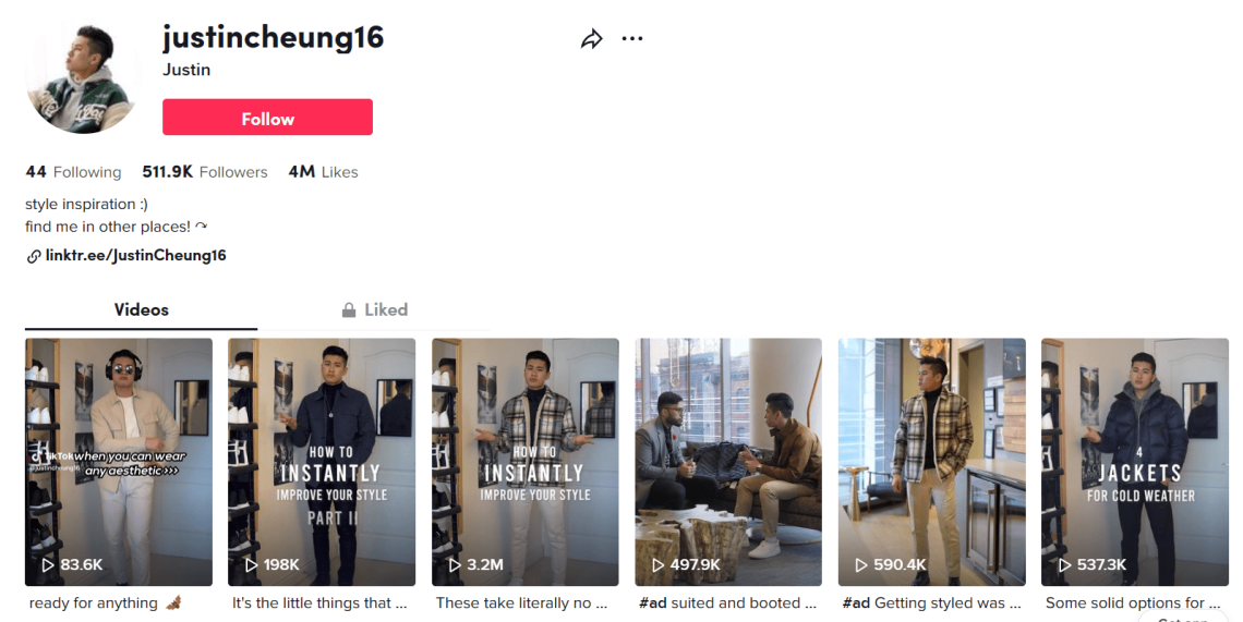 Justin Cheung- influencer de moda