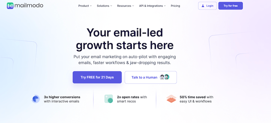 Mailmodo - email marketing software