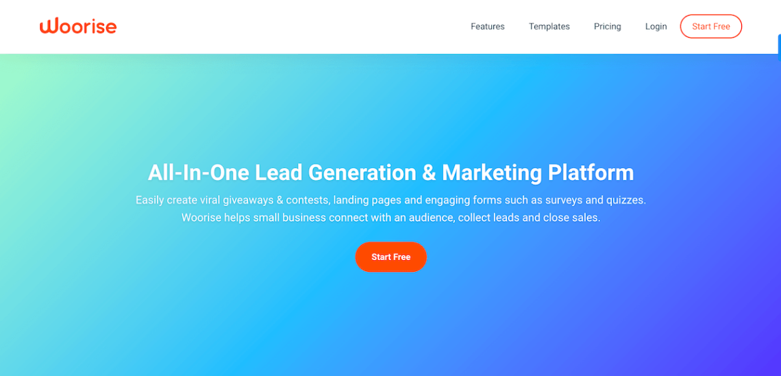 Woorise - lead generation tool