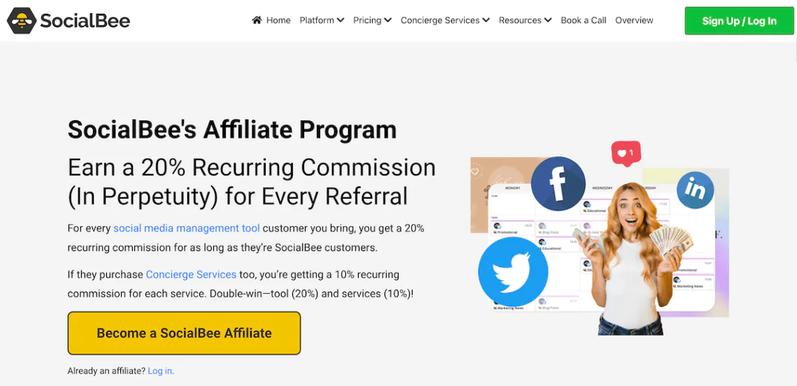 Affiliate Program SocialBee