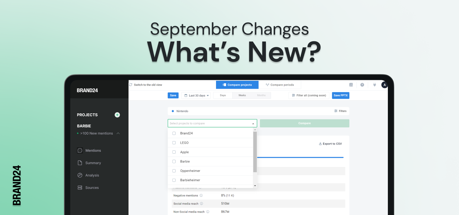 What's New in Brand24? September Changes