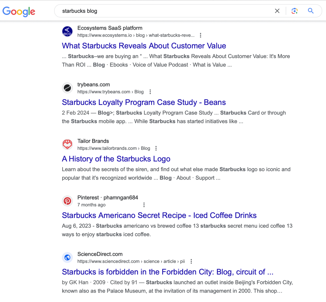 Manual searching for mentions in Google