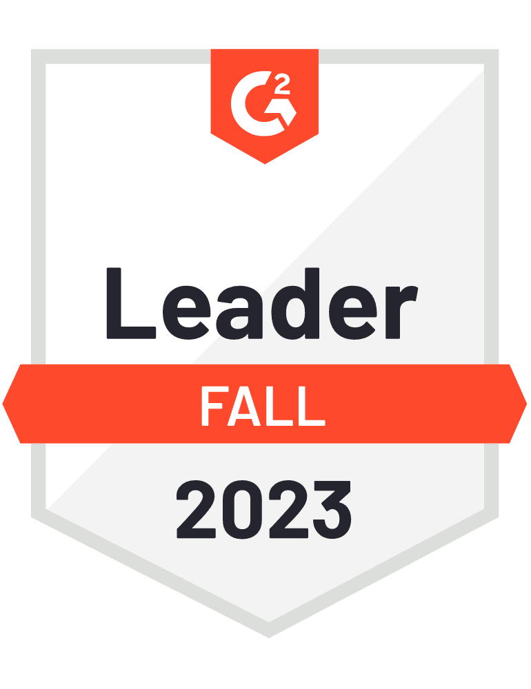 Badge from customer experience platform - G2